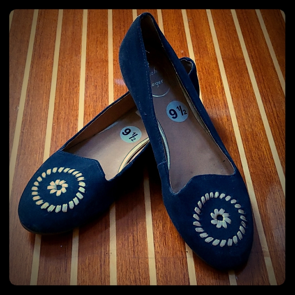 Jack Rogers Rebecca suede smoking slipper loafer